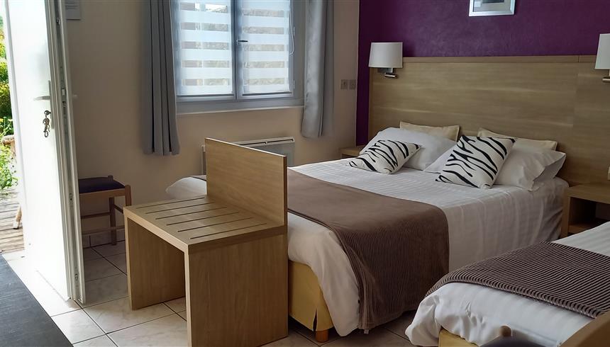 chambre n°10 rez de jardin